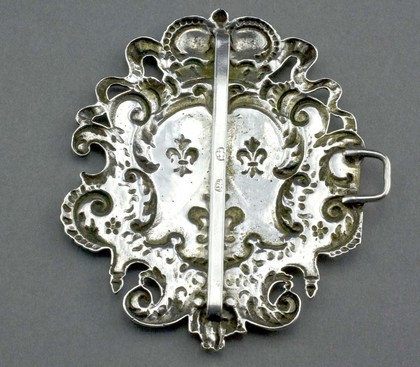 Royal Silver Belt Buckle - House of Bourbon, Order of the Golden Fleece